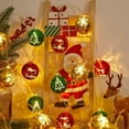 thumbnail image 3 of Cadena de luces de estrella de galvanoplastia navideña, cadena de luces de ambiente colgante para árbol de Navidad, decoración interior, bola de Navidad, 3 of 6