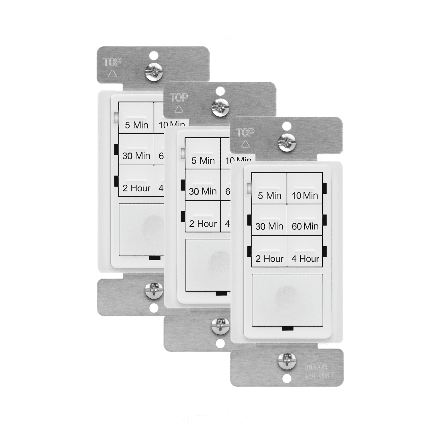ENERLITES 4Hour Countdown Timer Switch, 5103060 Min, 24 Hour, for Bathroom Fans, Heaters