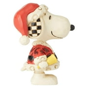 Enesco Peanuts by Jim Shore Snoopy Santa Mini Figurine