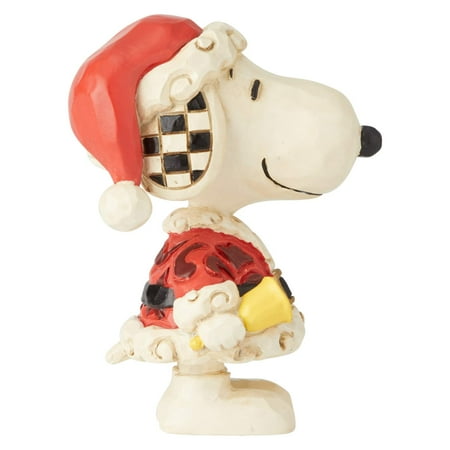 Enesco Peanuts by Jim Shore Snoopy Santa Mini Figurine