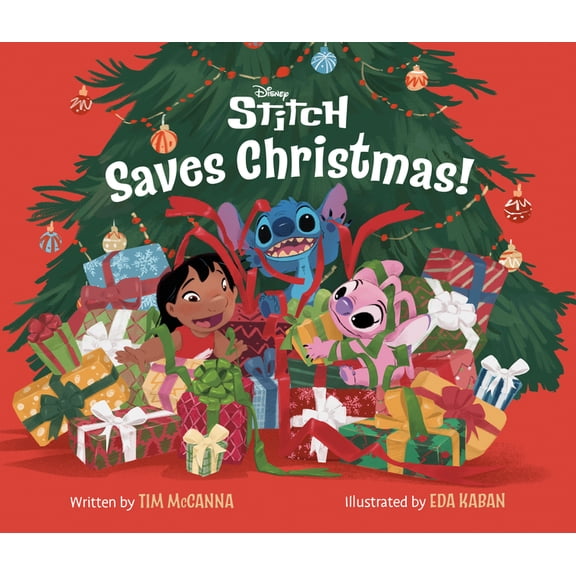 Disney Stitch Saves Christmas!, (Hardcover)