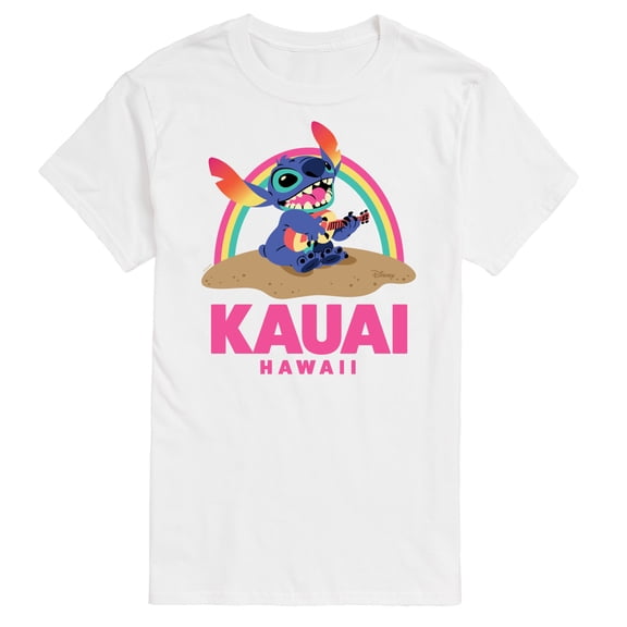 Disney - Lilo & Stitch - Kauai Hawaii - Sun & Sand - Men's Short Sleeve Graphic T-Shirt