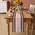 thumbnail image 2 of Farmhouse Boho Table Runner 48 Inches, Retro Ethnic Traditional Patterned Bed Runner Dresser Scarves Tabletop for Indoor Outdoor Parties/Ceremony/Banquet, 13" x 48", 2 of 8