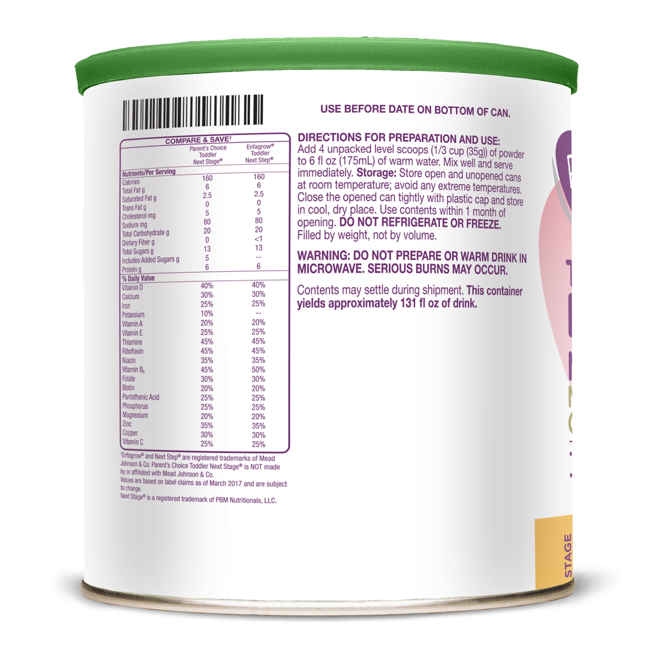 parents choice vanilla formula