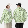 thumbnail image 5 of Picia Green Avocado Women's Men's UPF 50+ Sun Protection Hoodie Shirt Long Sleeve SPF Fishing Outdoor UV Hiking Lightweight Shirts-3X-Large, 5 of 9