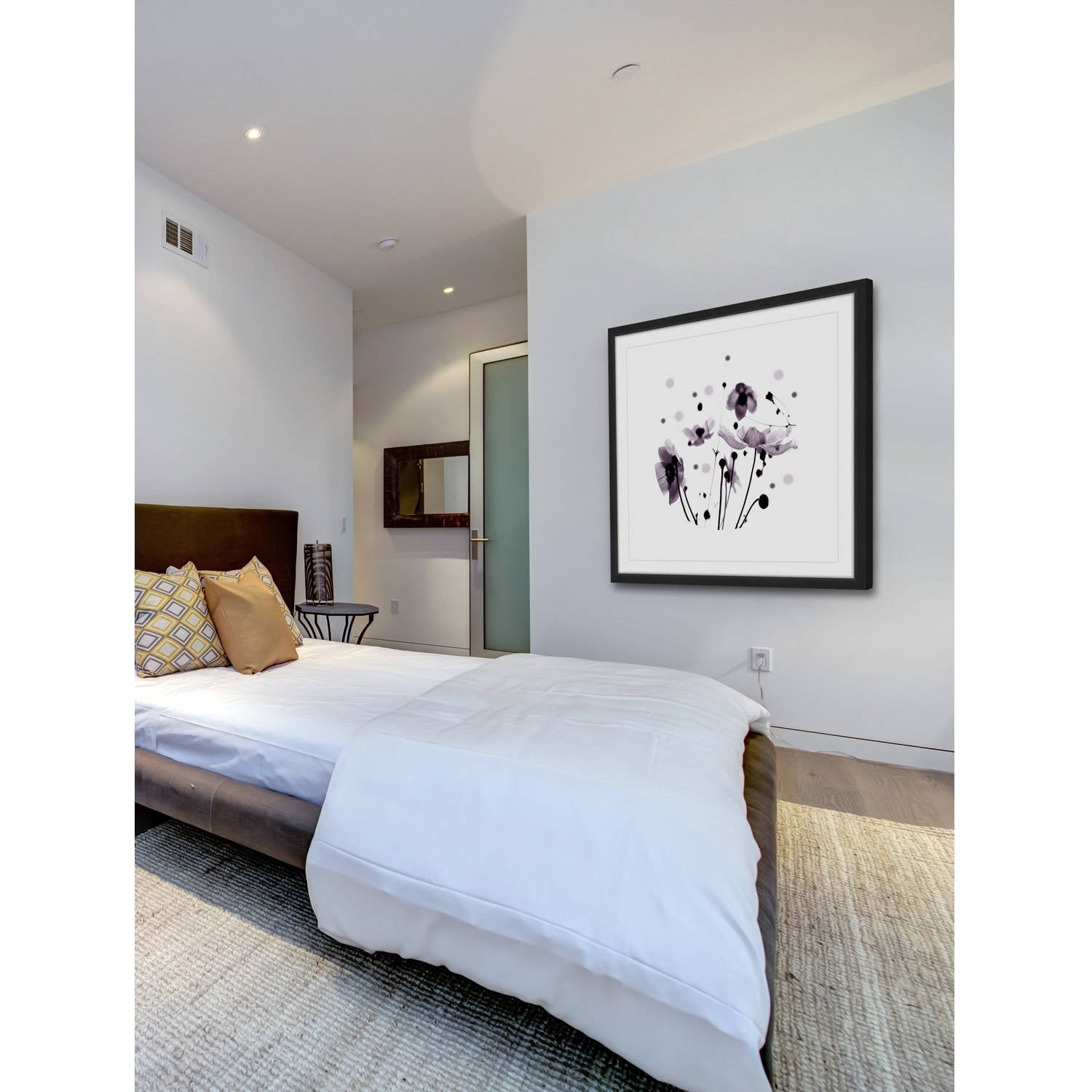 Marmont Hill "Grey Visions" by Katarina Snygg Framed Painting Print