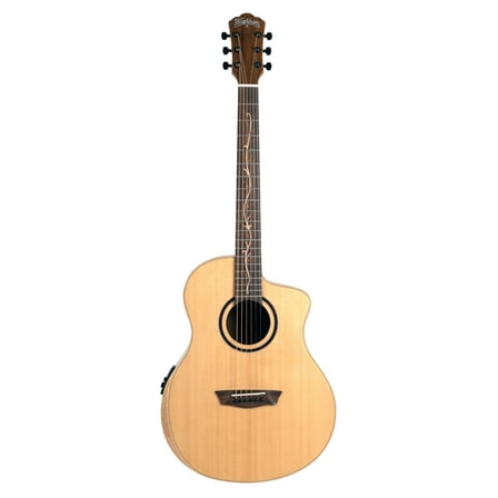 Washburn Bella Tono Suprema SC40SCE Acoustic-Electric Guitar - Natural Gloss