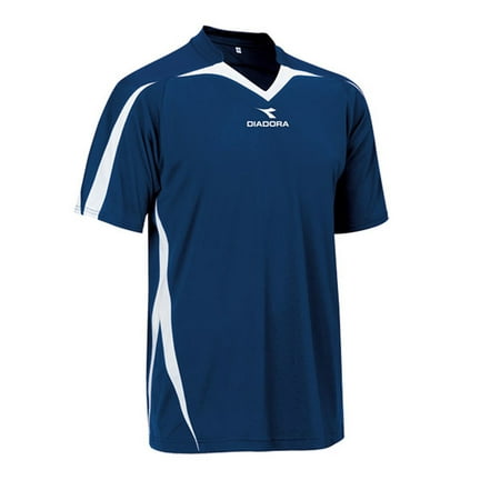 Diadora T-shirt - Diadora Men's Rigore Jersey S/S Shirts NAVY M