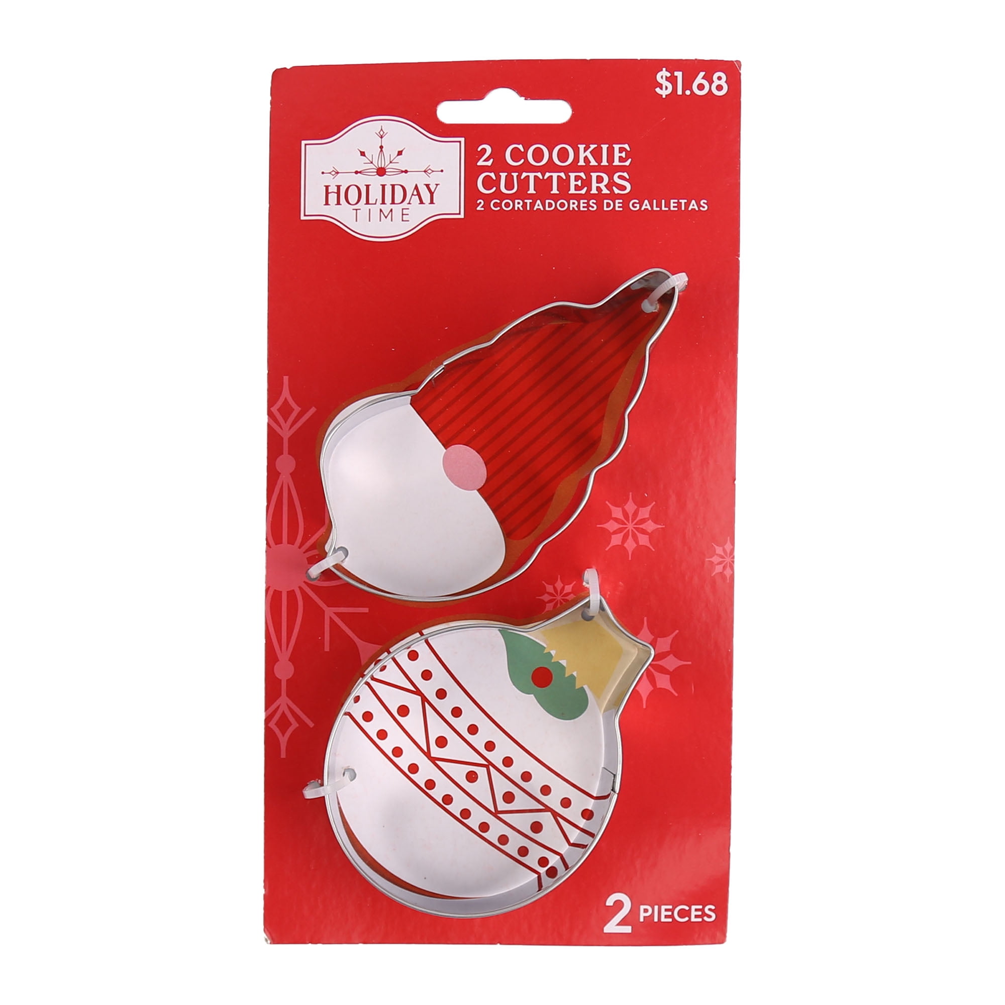 Holiday Time Christmas Gnome and Ornament Cutter Set
