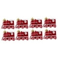 thumbnail image 4 of 2 Count Christmas Tree Pendant Toy Car Topper Decorations Red, 4 of 8