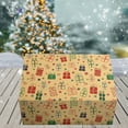 thumbnail image 4 of Christmas Gift Wrapping Paper, Kraft Wrapping Paper, 10 Sheets Christmas Tree Deer Gift Box Wrapping Paper, Thick Durable Brown Paper Sheets 50x70cm for Holiday Gift Wrapping, 4 of 7