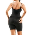 thumbnail image 2 of Women's Adjustable Mid-Thigh Slimming Bodysuit Seamless Shorts Shapewear (Black, S/M), 2 of 2