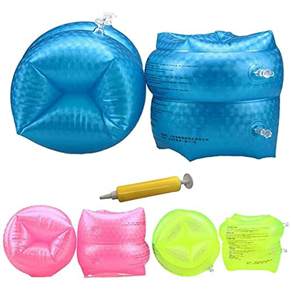 PVC Swimming Arm Floaties Inflatable Swim Arm Bands Water Wings Floater Sleeves Swimming Rings