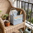 thumbnail image 1 of Cesta de tela plegable con asa | Cesto de tela plegable para ropa, juguetes y aperitivos | Organizador para dormitorio, armario y habitación infantil | Negro, azul, rosa y beige, 1 of 6