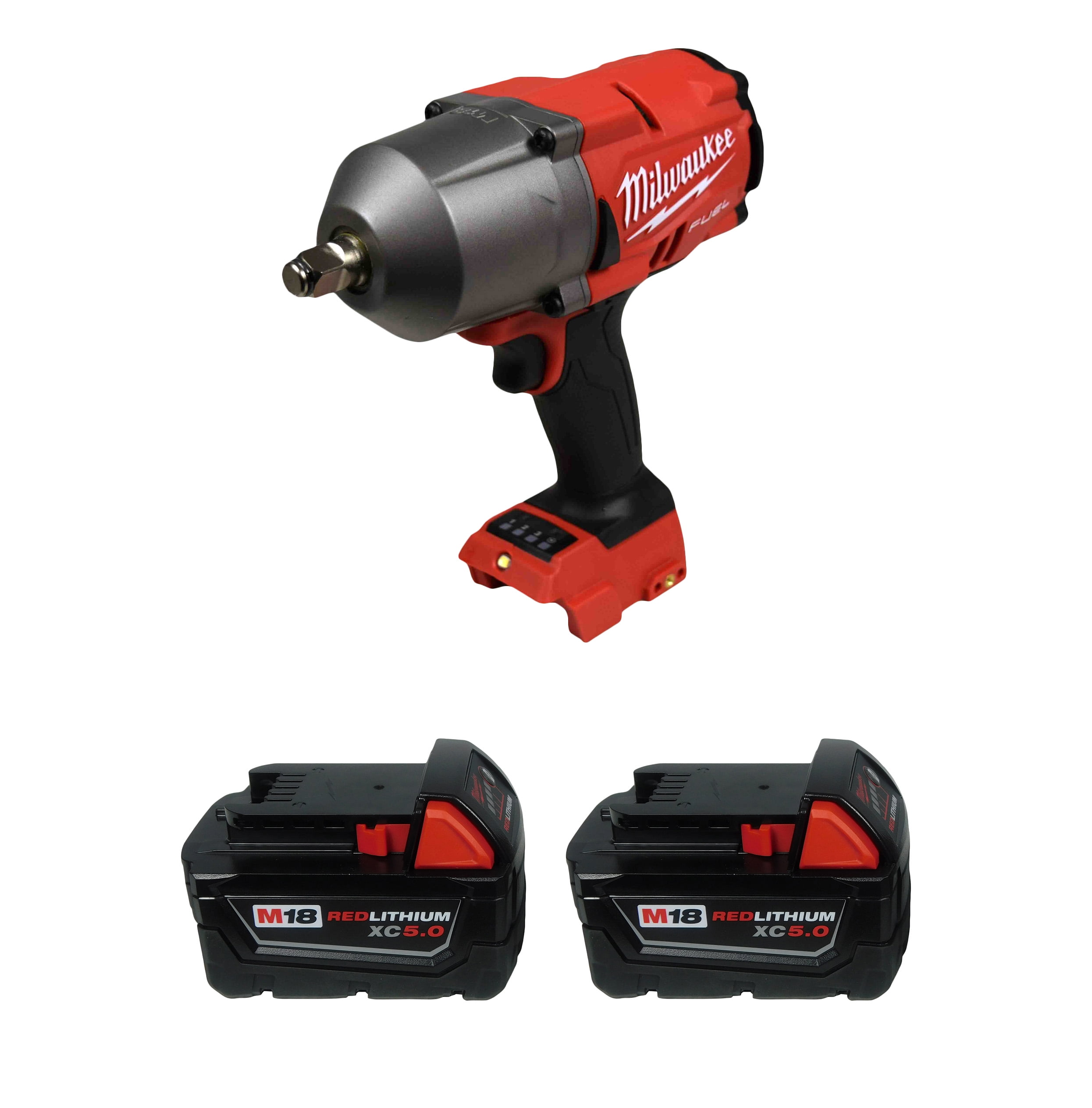 Milwaukee 276720 1/2" High Torque Impact Wrench w/ 2Pc. 48111850 5Ah