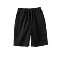 thumbnail image 3 of Kids Boys Dress Pants Black Shorts Quick Dry Boys School Uniform Pants Boys Shorts Size 9-10 Years, 3 of 3
