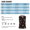 thumbnail image 6 of Kdxio Red White Flowers for Men's Muscle T-shirt,Sleeveless for Workout Running Athletic Gym Lounge Casual, 6 of 7