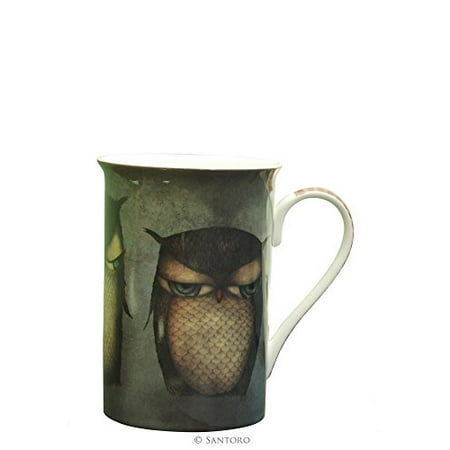 

Santoro London - 8 oz Mug - Grumpy Owl