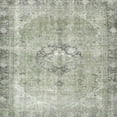 thumbnail image 1 of Ahgly Company Machine Washable Indoor Square Traditional Pale Silver Gray Area Rugs, 4' Square, 1 of 7
