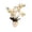 White, variant on Artificial Orchid,Potted Phalaenopsis Realistic Faux Flower Plants Lifelike Potted Potted Flower Arrangement for Dining Room,Study,Entrance Decor,14.57x3.54 Inch,Blue
