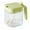 Green-GN-home supplies, variant on LEFTHIGH Home Colored Glass Spice Jar with Flip Lid and Seal Kitchen Organizer for Dry Food Storage 1 Piece in White Green Yellow Teen Gifts