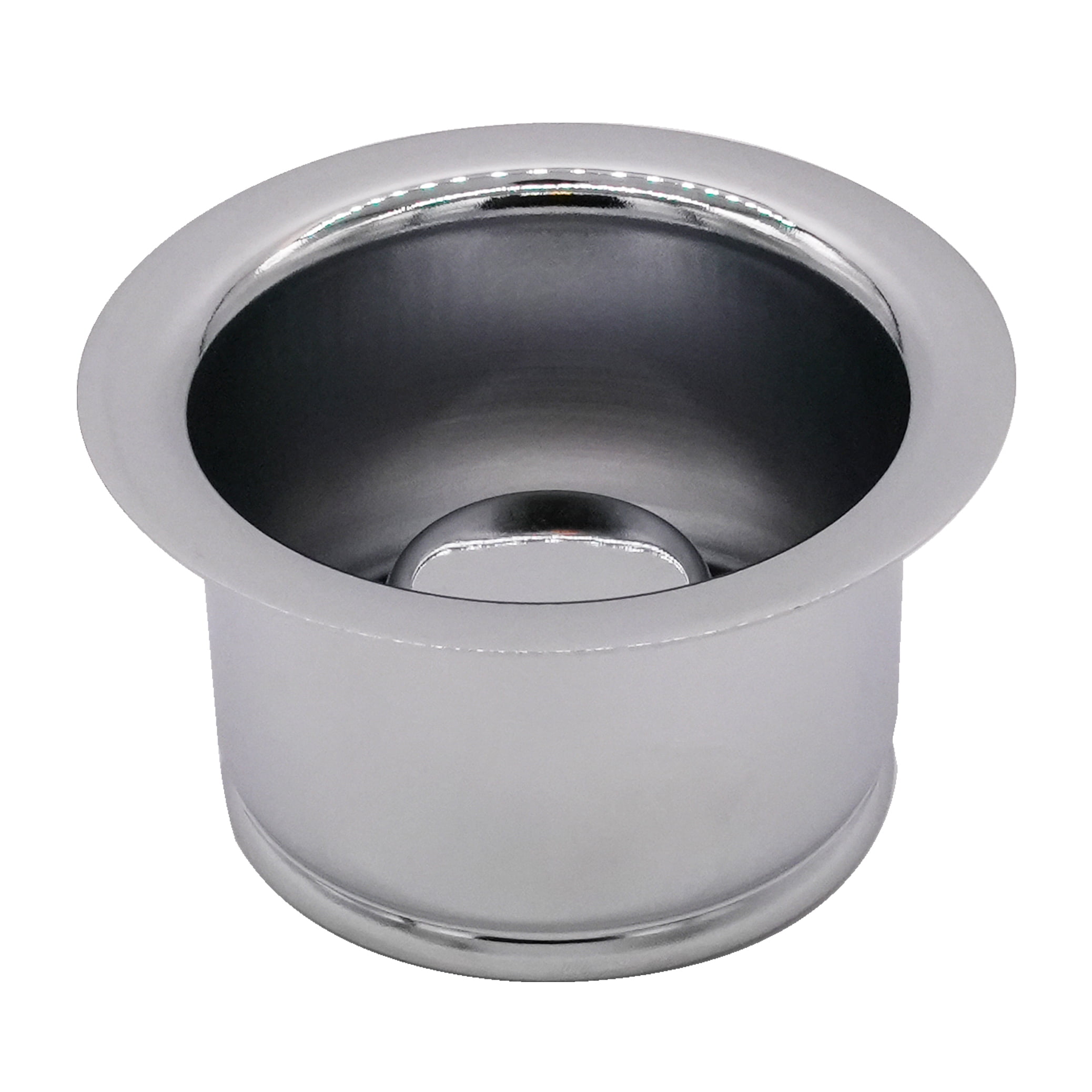 Westbrass COMBO PACK 3-1/2" Post Style Sink Strainer and Extra-Deep Waste Disposal Trim, Polished Chrome