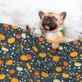 thumbnail image 3 of Naloa Pumpkin Dog Blanket, 3 Sizes Cat Blanket for Indoor Cats Large Medium Small Dog Gifts-Medium, 3 of 8