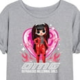 thumbnail image 3 of LOL OMG! Fashion Dolls - Spicy Babe - Hearts & Flames - Juniors Ideal Flowy Muscle T-Shirt, 3 of 5