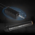 thumbnail image 4 of 2X Micrófono de Mano Inalámbrico Universal VHF con Receptor para Micrófonos Portátiles de Karaoke / Reuniones de Negocios, 4 of 5