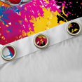 thumbnail image 4 of Feelyou Cartoon Soccer Kids Curtains Pack of 2 (42x84 Each), Football Rugby Lover Curtains Blackout, Watercolor Splatter Art Bedroom Curtains, Blackout Curtains Room Decor, 4 of 6