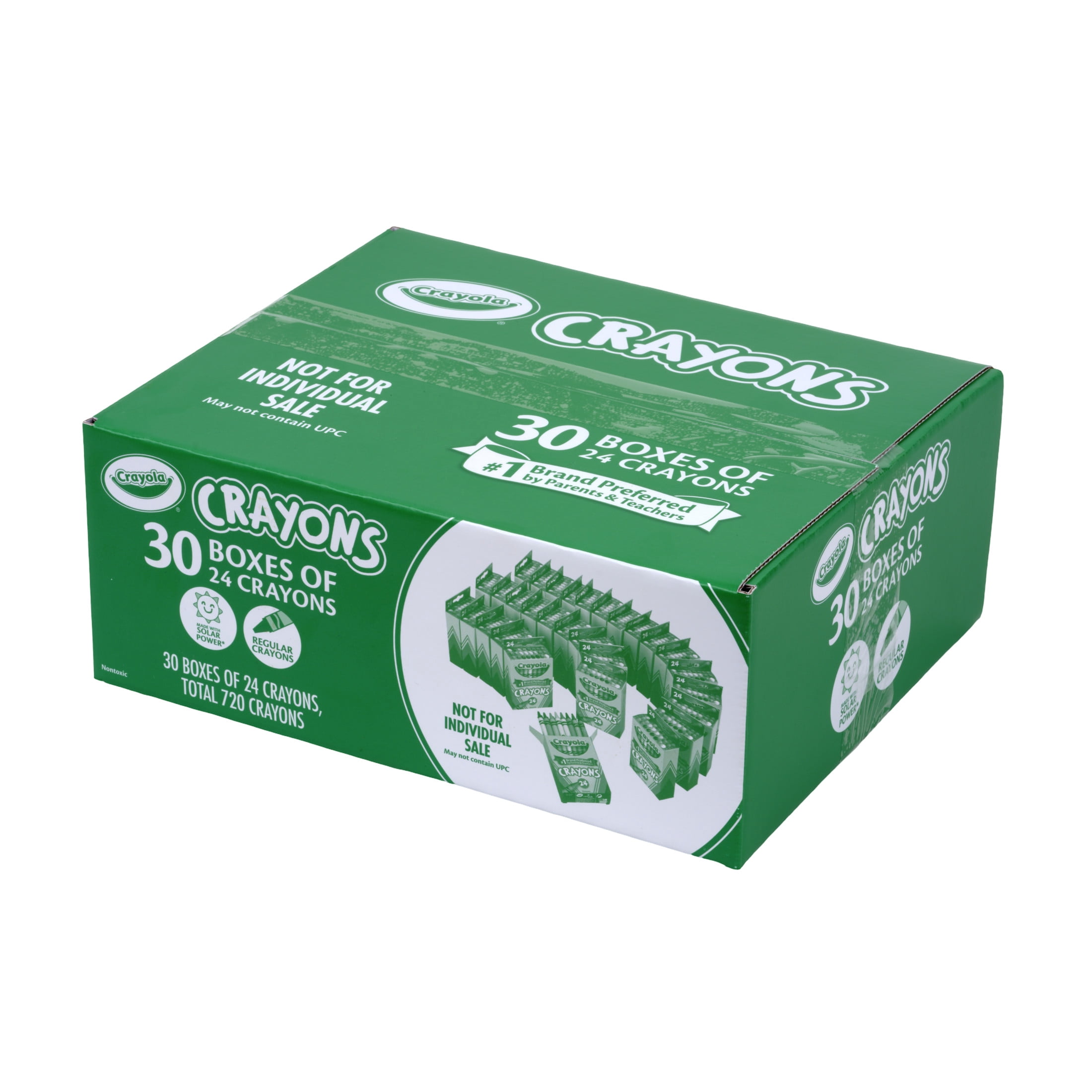 Crayola Crayons Bulk (30 Boxes of 24), Classroom Essentials for Teachers, Kindergarten & Elementary School Supplies, Art Teacher Gift, Ages 3+