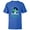 Royal, variant on Disney and Pixar’s Toy Story Buzz Lightyear Spanish Mode - Short Sleeve T-Shirt for Kids - Customized-White