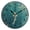 Black, variant on 9.84in Wash Koi PVC Canvas Wall and Table Clock with Canvas Texture, Black or Gold Hands