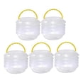 thumbnail image 2 of 5 Pack Folding Pencil Holder Bath Tub Cleaner Beach Water Pail Collapsible Bucket Paint Brush Wash Bucket, 2 of 5