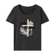 thumbnail image 1 of Camiseta de mujer con cuello redondo, camisetas de verano para el trabajo, compras, regalo del día de San Valentín XL, 1 of 7