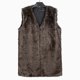 thumbnail image 5 of Chaqueta larga y cálida para mujer, de invierno, con cuello en V liso, 5 of 5