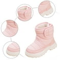 thumbnail image 7 of Quealent Toddler Snow Boots Boys Girls Winter Cold Weather Waterproof Non Slip Warm Shoes for Little Kids Pink for Size 8.5, 7 of 7