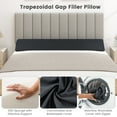 thumbnail image 6 of Costway Full Bed Wedge Pillow with Tablet Pillow Stand Side Pockets Support for Back Grey, 6 of 10