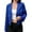 Blue, variant on Siilsaa Women Blazers Lightweight Women's Long Sleeve Classic Draped Open Front Lightweight Blazer Blue,M