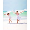 thumbnail image 3 of White Beach Towels Oversized Super Absorbent, Modern Minimalist Pure Soild Color Lightweight Bath Towel Quick Dry Sets For Bathroom/Pool/Rv Camping/Beach Play/Gym Room/Picnic 23"x47", 3 of 8
