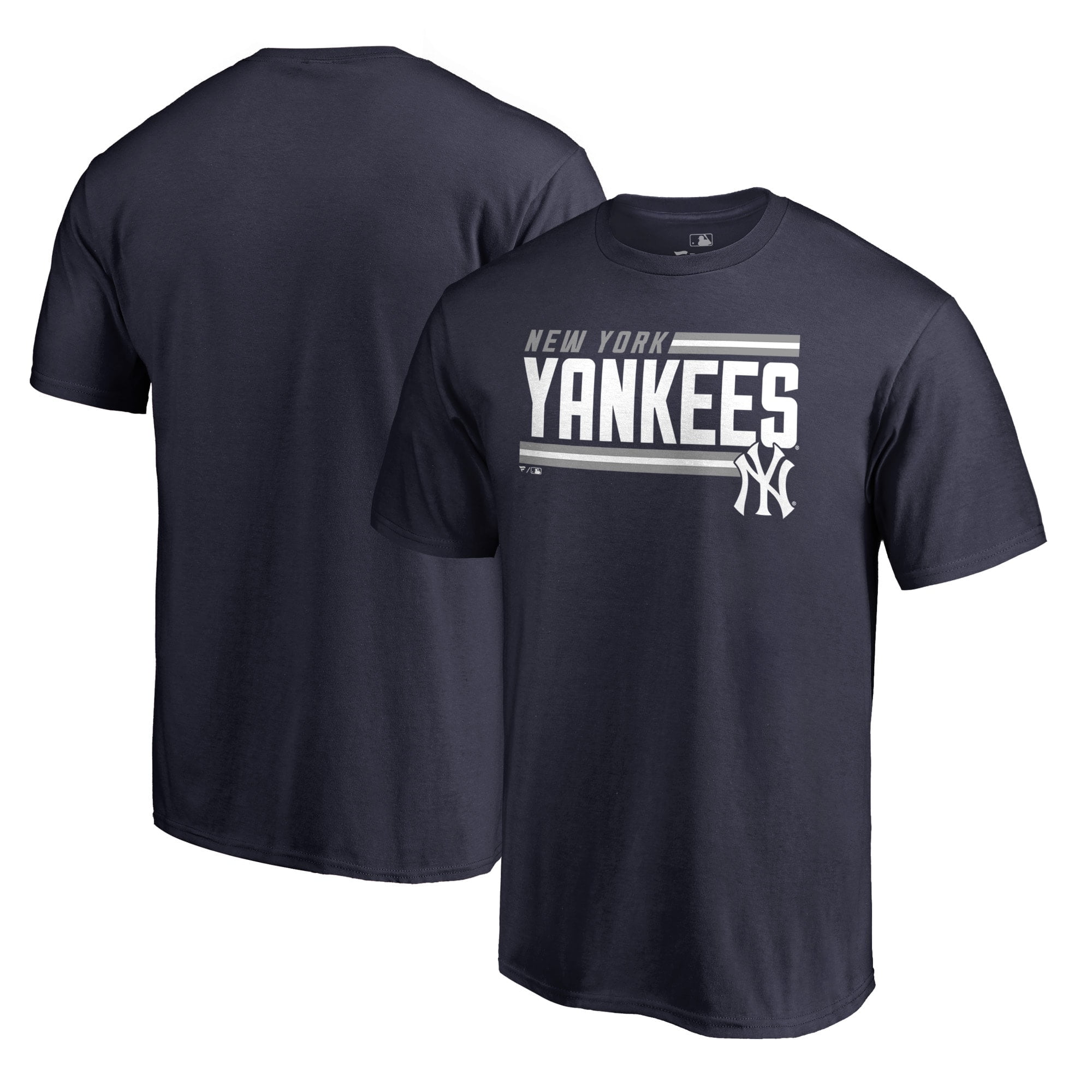 New York Yankees Fanatics Branded Onside Stripe Big & Tall T-Shirt - Navy - Walmart.com 