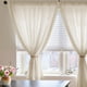 thumbnail image 2 of Cortinas de lino Jinchan, 229 cm de longitud, 2 paneles, color beige, 2 of 9