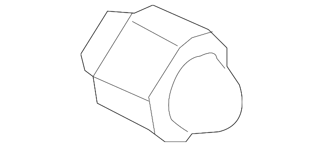 Genuine OE Nissan Wheel Nut - 40224-4HH0A