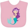 thumbnail image 3 of Inktastic Mermaid Girls Baby Bib, 3 of 4
