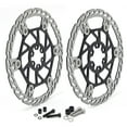 thumbnail image 2 of Oversize 220mm Front Rear Brake Rotors + Bolts for Surron Light Bee LB X Segway X260 w/KKE, 2 of 5