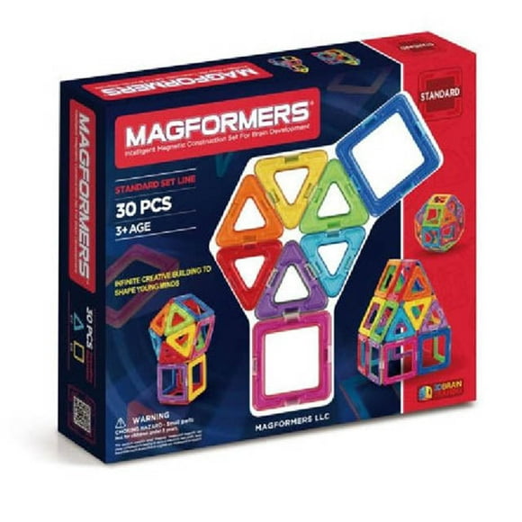715013 - MAGFORMERS MAGNETIC BUILDERS 14PCS  8 TRIANGLES AND 6 SQUARES
