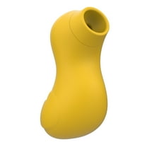Birdsexy Sucking Vibrator Sex Toys for Women, Rechargeable Clitoral Nipple Stimulator with 7 Suction Modes, Mini Suction Cup Vibrator Tongue Sucking Clitoris Masturbator - Yellow