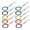 Assorted Color, variant on MasteelfCA 10 Pcs Anti-lost Metal Ring Lanyards Detachable Phone Hanging Rope Finger Strap for Mobile Phone Torchlight Camera (Mixed Color)