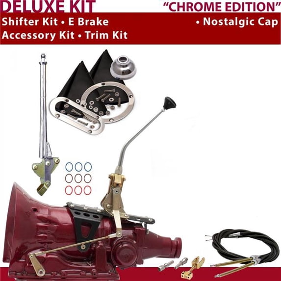 American Shifter 518 Shifter Kit 10 in. E Brake Cable Trim Kit for D6E40