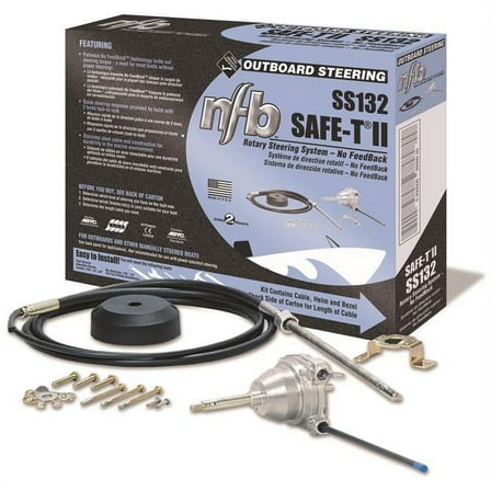SeaStar Solutions No Feedback Safe-T II Rotary Steering Kit